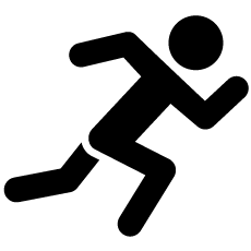 running-white