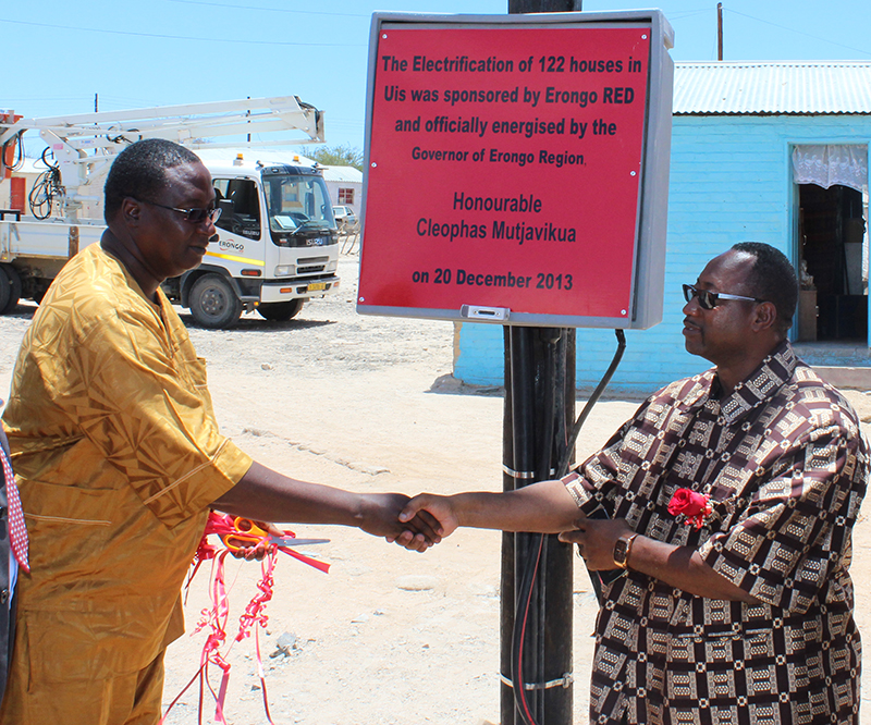 Erongo RED Connects 165 Houses in Uis