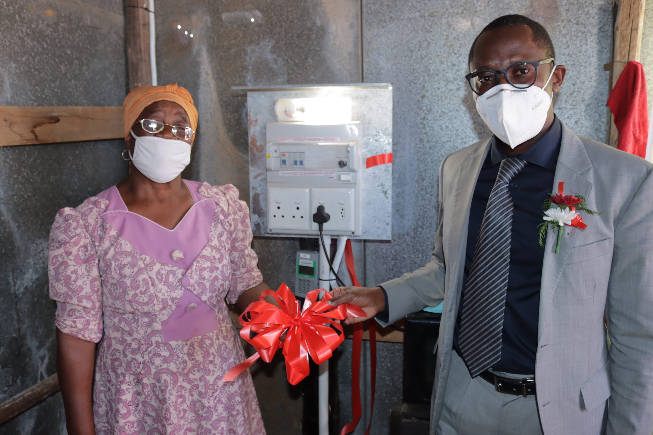 Erongo RED Electrifies The Saamstaan Informal Settlement In Usakos