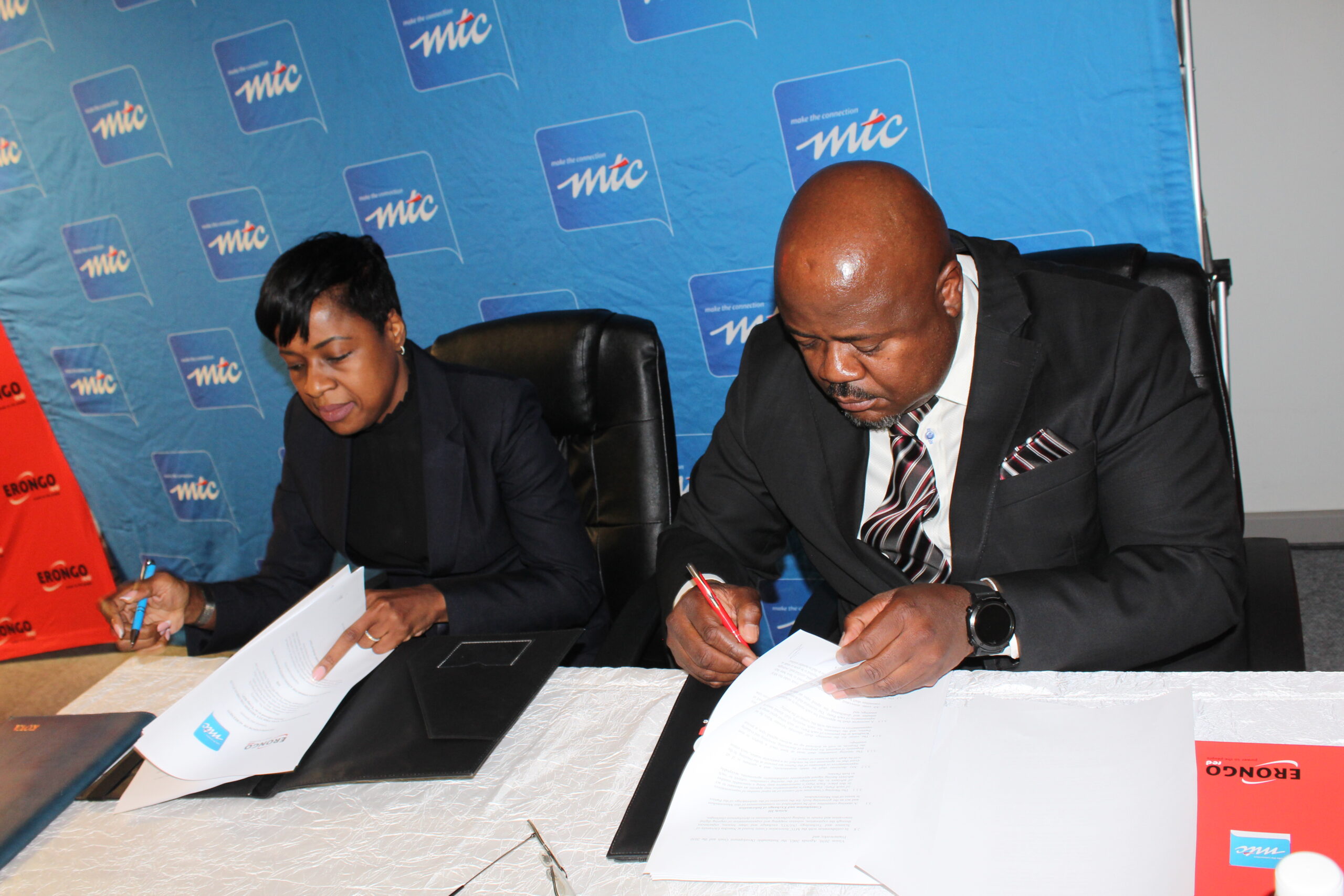 Erongo RED And Mtc Signs A Memorandum Of Understanding (Mou)