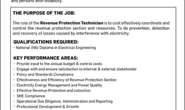 VACANCY –  Revenue Protection Technician